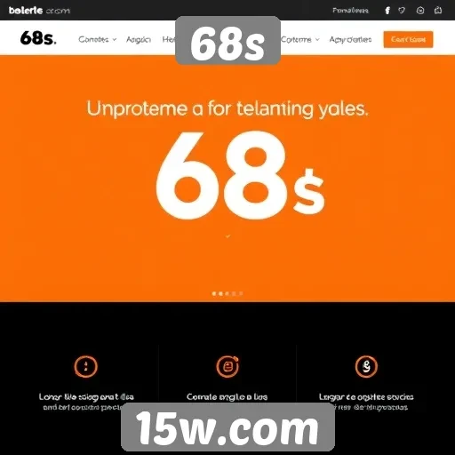 Avaliação das principais funcionalidades do site 68s